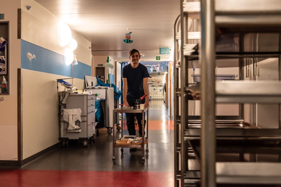 Benjamin Leroy in UZ Gent - © Simon Bequoye en Iedereen Leest