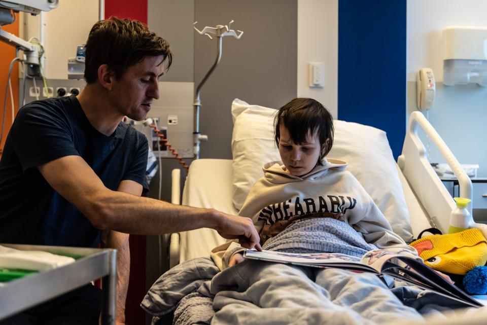 Benjamin Leroy in UZ Gent - © Simon Bequoye en Iedereen Leest