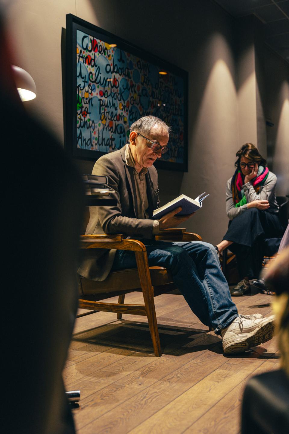 Erwin Mortier in UZ Gent - © Michiel Devijver en Iedereen Leest